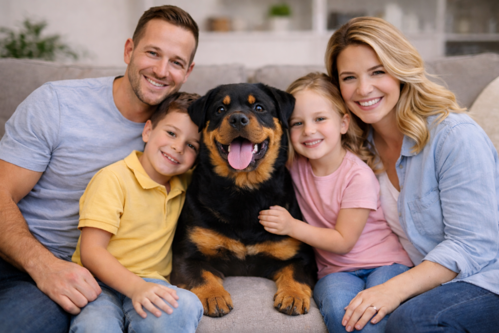 are rottweilers good family dogs