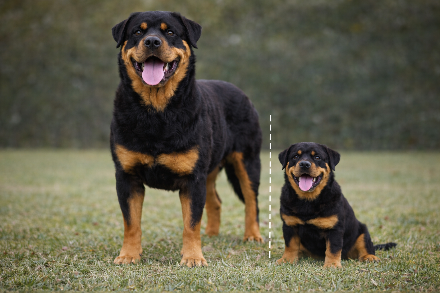 how big do rottweilers get size guide